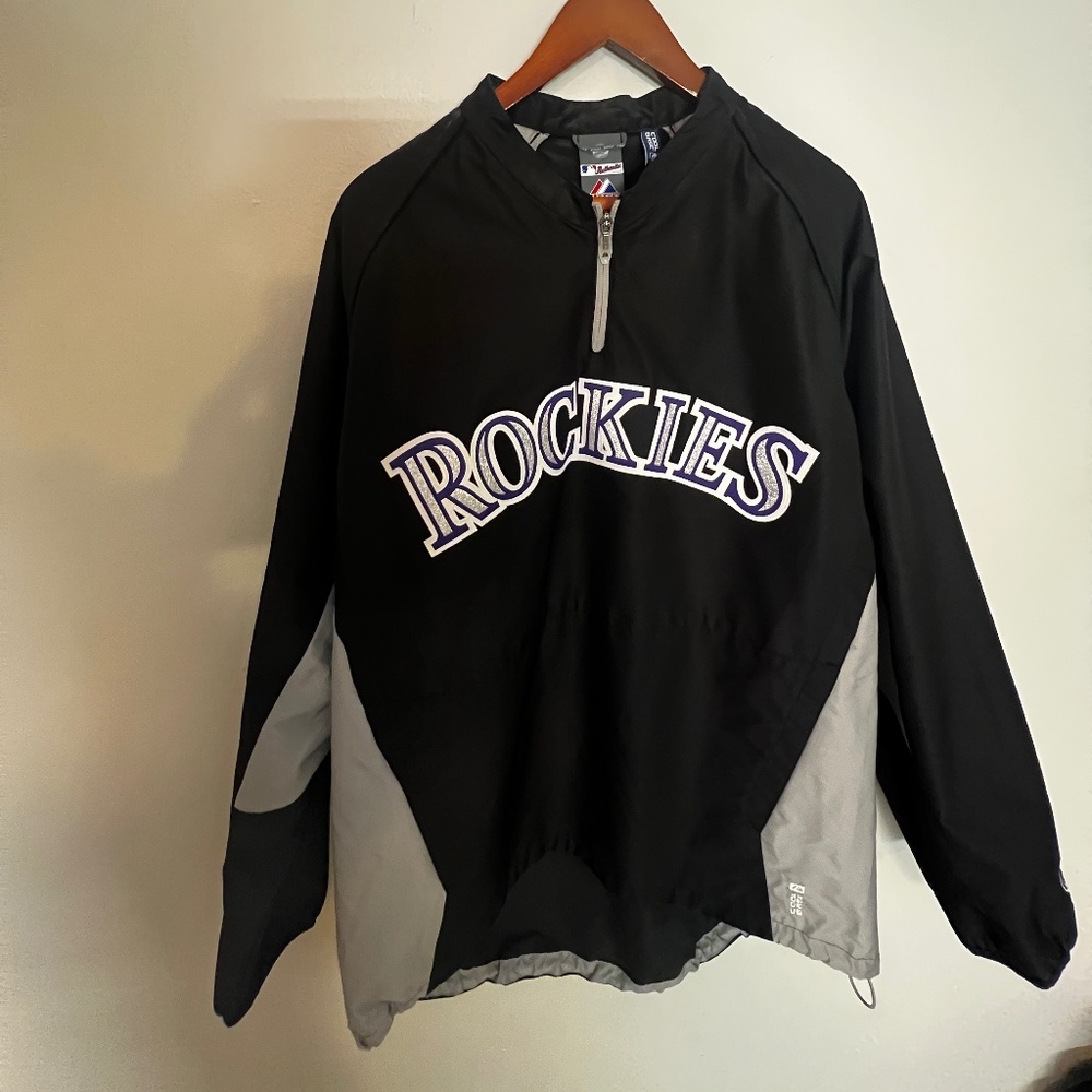 Colorado Rockies 1/4 Zip Windbreaker